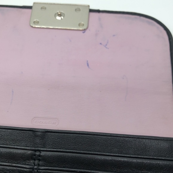 Coach Black Leather Wallet - Picture 7 of 10